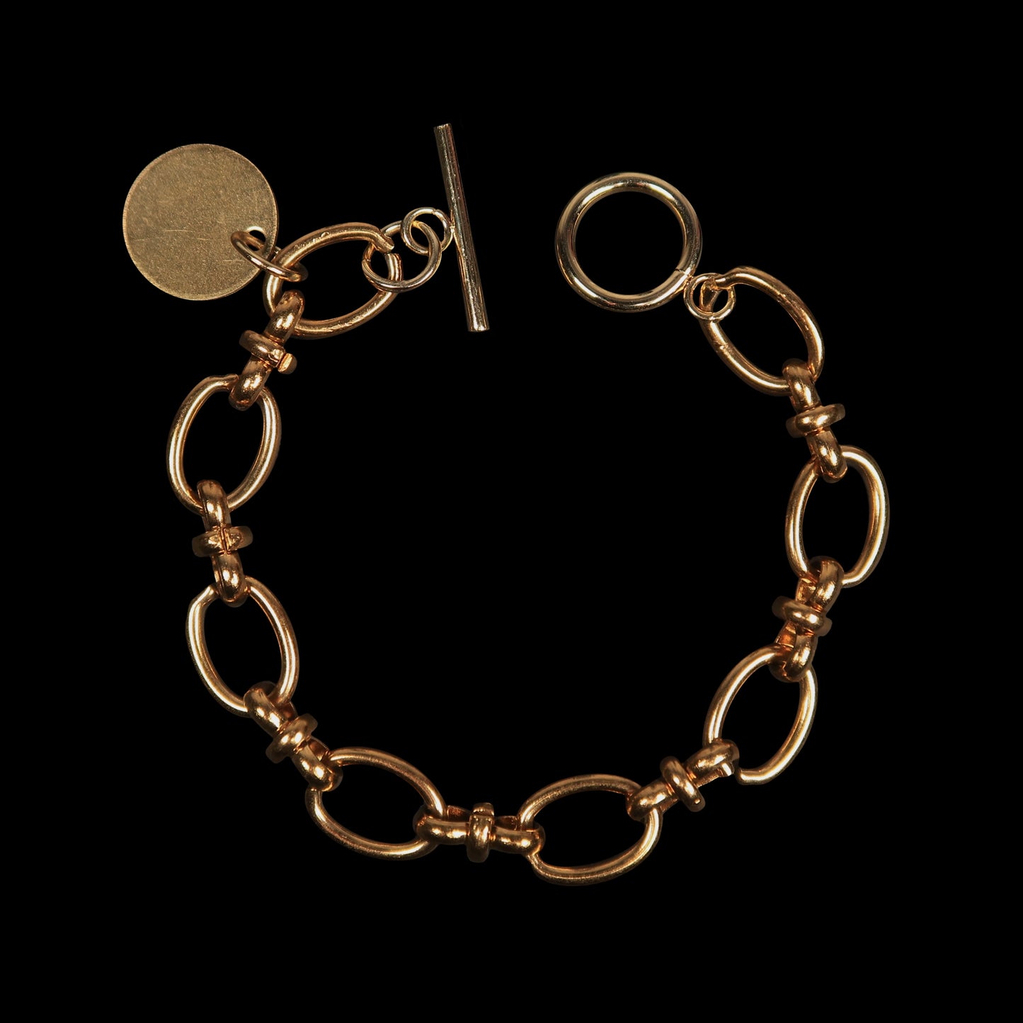 OVAL LINK CHAIN BRACELET 005