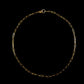 PAPER CLIP NECKLACE THIN (GOLD) 022