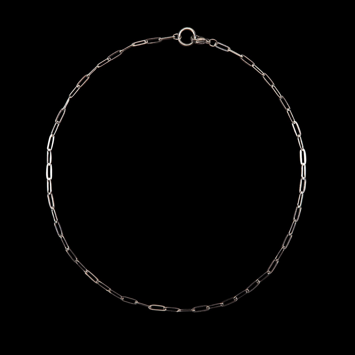 PAPER CLIP NECKLACE THIN 023