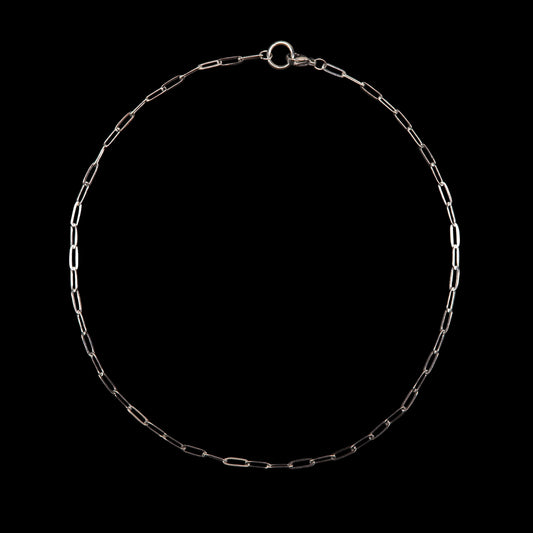 PAPER CLIP NECKLACE THIN 023
